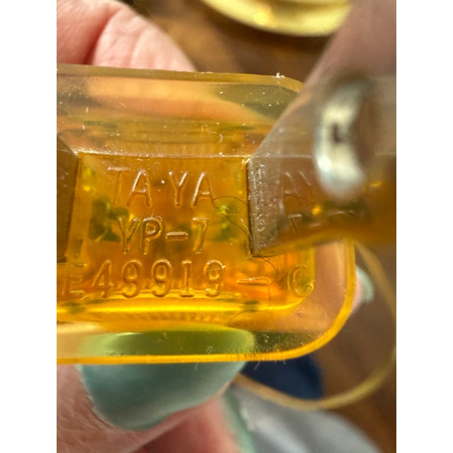 Kaeder Leuchten Brass and Crystal Lamps For Sale - Image 11 of 12