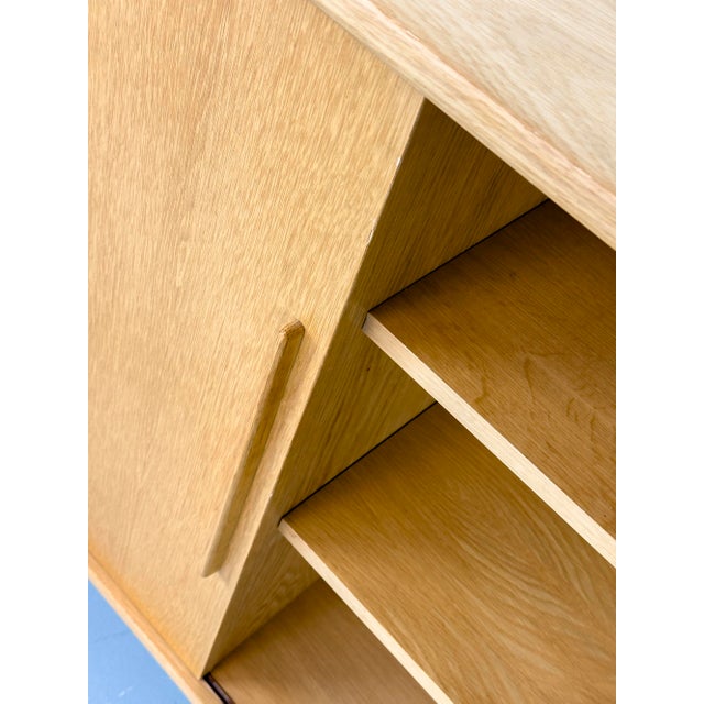 Oak Sideboard with One Sliding Door from WK Möbel, 1960s For Sale - Image 10 of 18