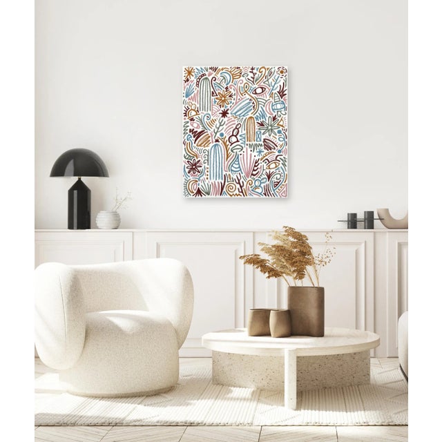 Textile "My Sky" Original Artwork by Ilan Leas For Sale - Image 7 of 9