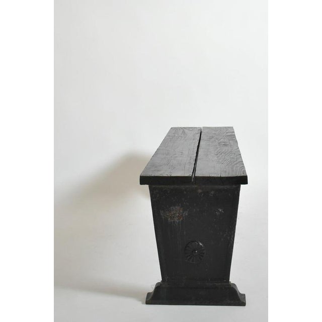Vintage Cast Iron Bench from Skoglund & Olson, 1920s For Sale - Image 4 of 5