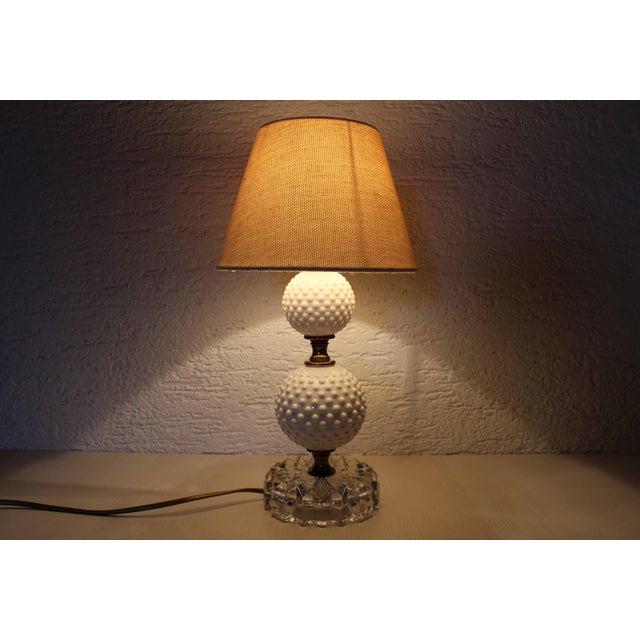 Mid-Century Glass Table Lamp, 1950s For Sale - Image 6 of 12
