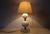 Mid-Century Glass Table Lamp, 1950s For Sale - Image 6 of 12