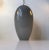 Mid-Century Modern Modernist Egg Shaped Life Pendant in Grey Opaline Glass by Jo Hammerborg for Fog & Mørup, 1960s For Sale - Image 3 of 8