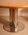Vintage Italian Circular Dining Table in Wood and Metal, 1970s For Sale - Image 4 of 9