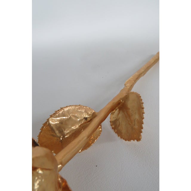 24k Gold Dipped Forever Rose 4523b For Sale - Image 11 of 11