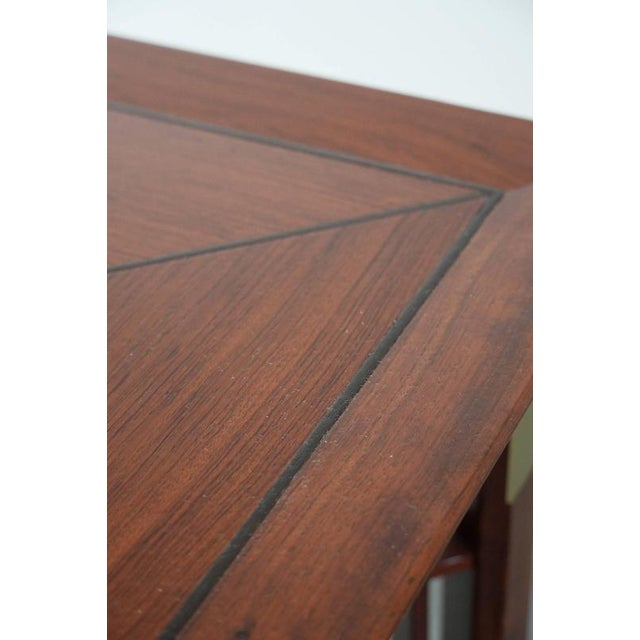 Tall Art Deco Decoforma Series Square Side Table from Schuitema For Sale - Image 14 of 16