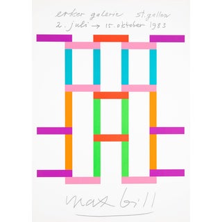 Max Bill, Galerie Erker, Lithograph For Sale