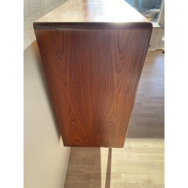 Wood Teak Highboard by H.W. Klein for Bramin, 1960 For Sale - Image 7 of 18