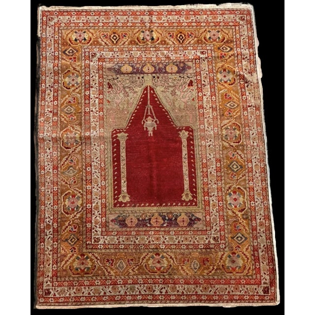 Classic Smyrna Rug, Türkiye, 1950s For Sale - Image 6 of 6