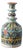 Moroccan Pottery Fez Polychrome Bottle, 1800s For Sale