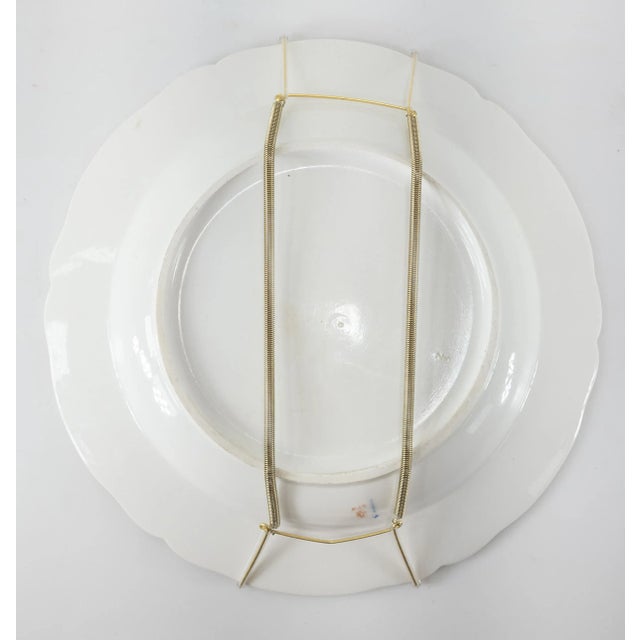 19th Century German Berlin Kpm Porcelain Charger For Sale In New York - Image 6 of 10