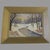 1950s Winter Scene River Bed Oil Painting, Framed For Sale - Image 9 of 9
