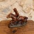 Bring historic American craftsmanship and equestrian elegance into your home with this hand-cast Pennsylvania Redware...