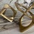 Geometric Gilt Bookends For Sale - Image 4 of 5