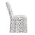 Traditional Slipcover Dining Chair in Linen Leopard Ink For Sale - Image 3 of 8