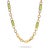 Versatile Glow Green Cat Eye Gold Long Necklace For Sale - Image 9 of 9