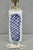 Vintage Chinoiserie Japanese Blue White Porcelain Hand Painted Vase Table Lamp For Sale - Image 9 of 12