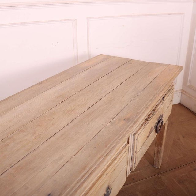 Portuguese Bleached Dresser Base For Sale - Image 9 of 10