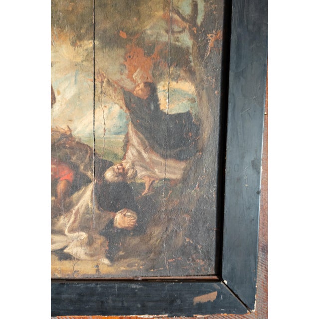 18th Century Continental European Painting, Martyrdom of a Saint, Italian School For Sale - Image 9 of 16