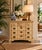 Beautiful vintage bachelor’s chest by Link-Taylor, crafted in pine with a warm natural finish and distinctive block-front...