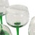 Green Vintage Alsace Wine Glasses with Green Stems from Luminarc, 1970s, Set of 14 For Sale - Image 8 of 14