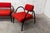 Red Sofa and Armchairs, 2001, Set of 3 For Sale - Image 11 of 18