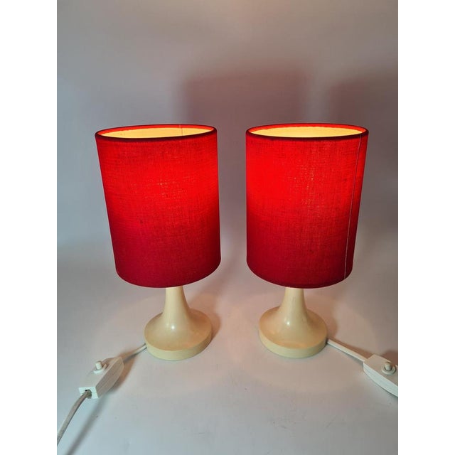 1960s Mid-Century Modern Table Lamps, Europe, 1970s, Set of 2 For Sale - Image 5 of 15