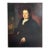 Antique Early 19th Century Oil Painting Portrait of a Handsome Sea Captain For Sale