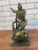 Vintage Thai Prince Musician Gilded Bronze Statue For Sale - Image 4 of 8