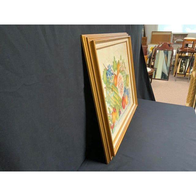 Chinese Late 20th Century Theorem Still Life Framed Painting of Fruit For Sale - Image 3 of 10