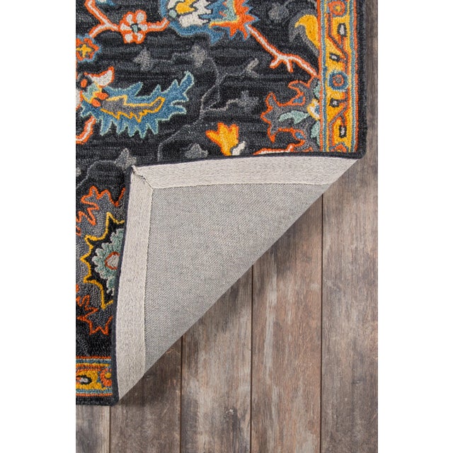 Ibiza Charcoal Hand Tufted Area Rug 8' X 10' For Sale In Atlanta - Image 6 of 8