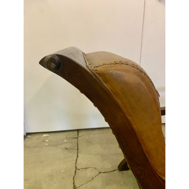 20th Century Leather Swedish Chair For Sale - Image 11 of 16