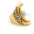 Antique White Vintage Italian 18k Gold Mabe Pearl Diamond Bombe Ring, Size 7 For Sale - Image 8 of 9