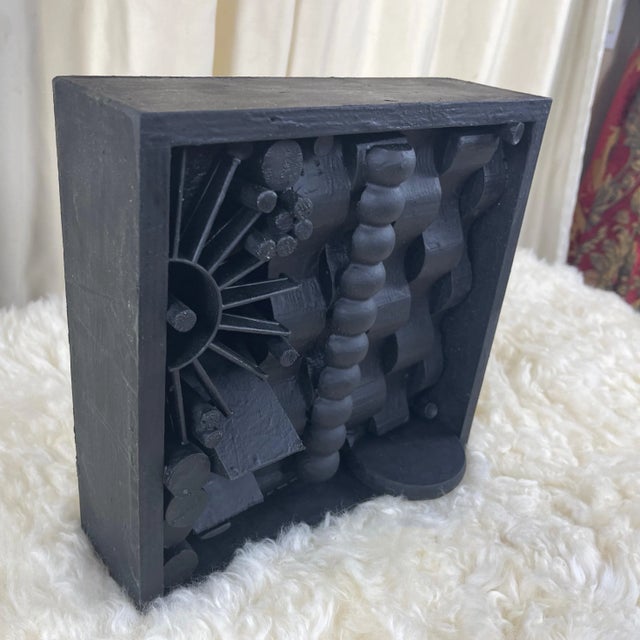 Mid-Century Modern Contemporary Assemblage Sculpture After Louise Nevelson For Sale - Image 3 of 7