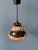 West German Brown and Beige Ceramic Fat Lava Pendant Lamp For Sale - Image 6 of 11