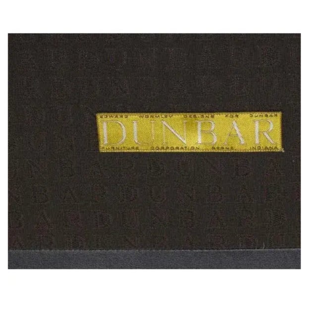 Dunbar Furniture Edward Wormley Black Leather Janus Lounge Chair, Model 5701, Dunbar, 1957 For Sale - Image 4 of 4