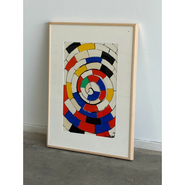 W29 H37.5 Bring a burst of mid-century modern energy to your walls with this iconic Alexander Calder-style art...