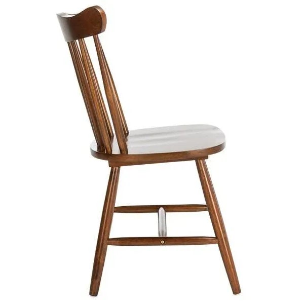 Brown Reeves Dining Chair - Walnut, Set of 2 For Sale - Image 8 of 11