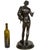 Early 20th Century Fine Italian Grand Tour Antique Bronze Sculpture of “Narcissus” After Antiquity For Sale - Image 5 of 18