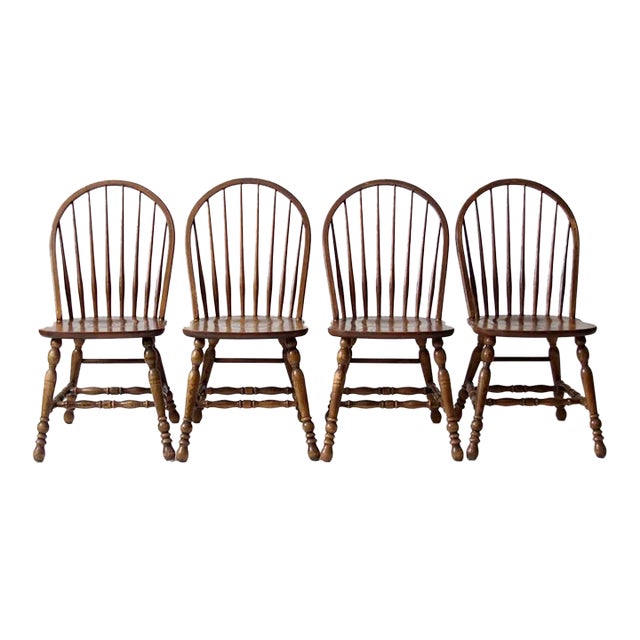 Vintage Dining Chairs Set of 4 For Sale