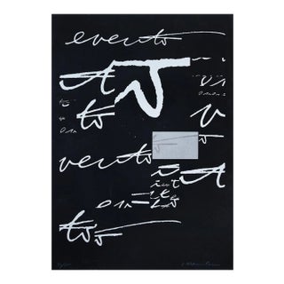 Hidden Signs - Original Lithograph by Plinio Mesciulam - 1970s 1970s For Sale