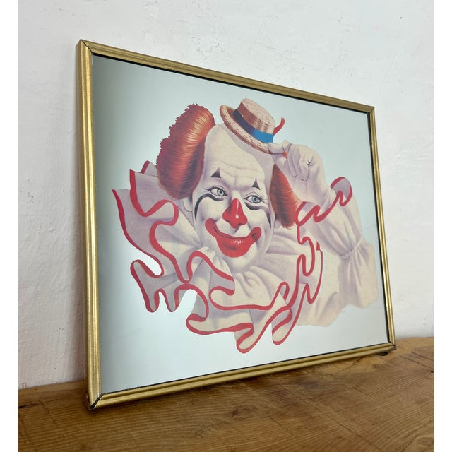 Vintage American Elmo the Clown Mirror by Arthur Sarnoff, 1970s For Sale - Image 15 of 15