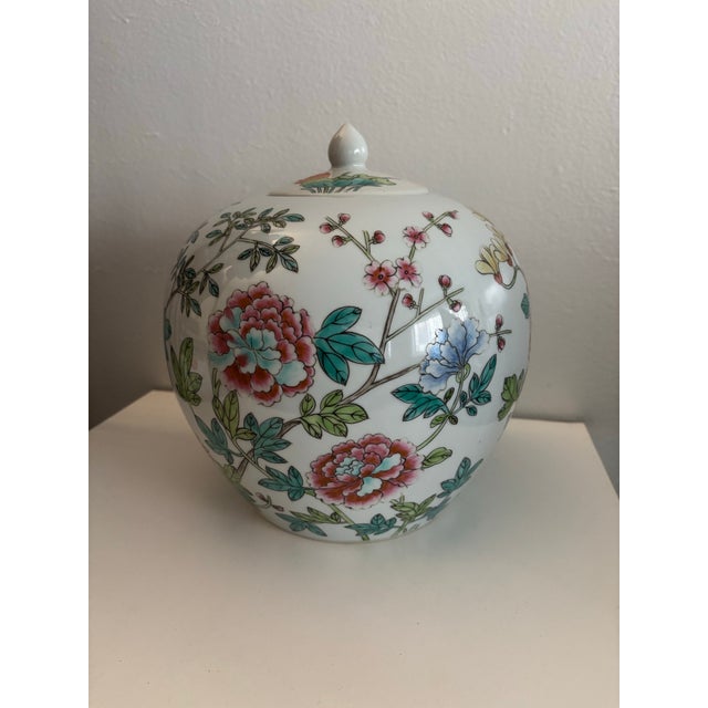 Ginger Jar – Chinese Jar With Lid. For Sale - Image 4 of 6