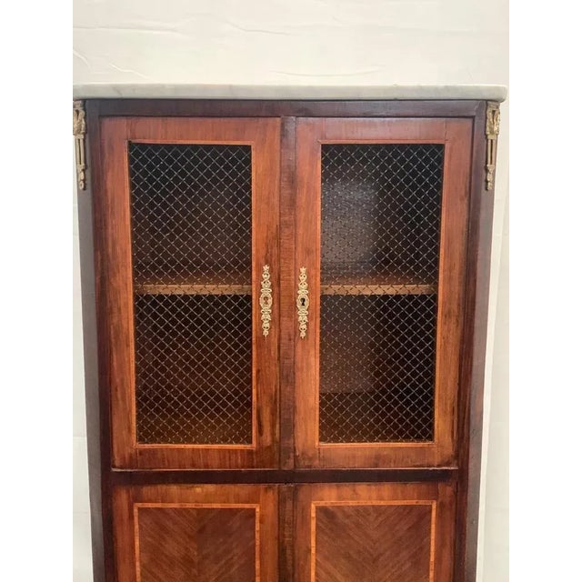 Napoleon III Cupboard with Cherry, Walnut, and Beech Veneers For Sale - Image 5 of 13