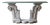 Antique Baroque Marble Console Table with Glass Top For Sale