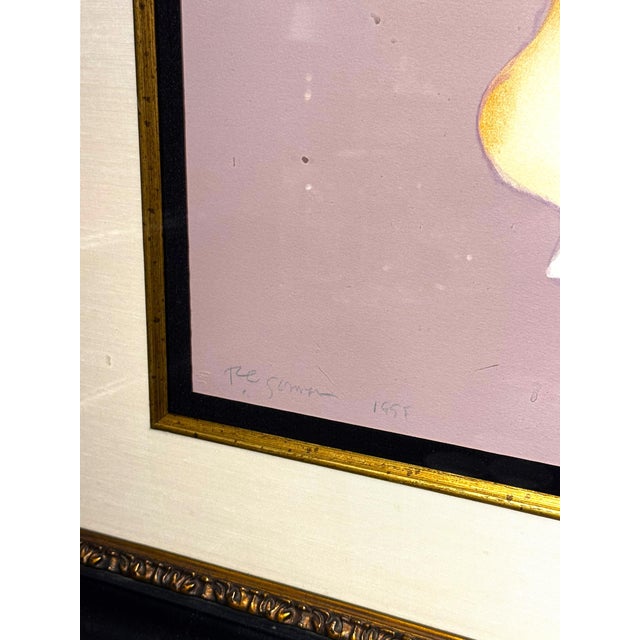 Indian "Morenci" Framed Lithograph by r.c. Gorman For Sale - Image 3 of 5