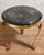 Mid-Century Modern 1960s Green and Brass Side Table Attributed to Arturo Pani For Sale - Image 3 of 14