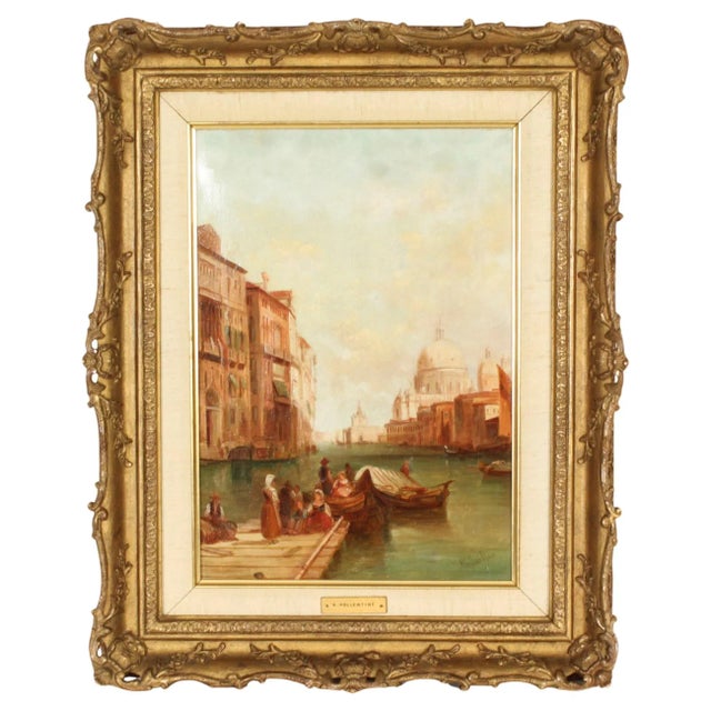 Alfred Pollentine, Grand Canal Venice, 19th Century, Oil on Canvas, Framed For Sale - Image 14 of 14