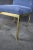 Mid Century Blue & Brass Side Chairs For Sale - Image 9 of 11