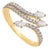 VRJewels Celestial Open Bypass Diamond Engagement Ring Size 6 in 14k Solid Gold For Sale